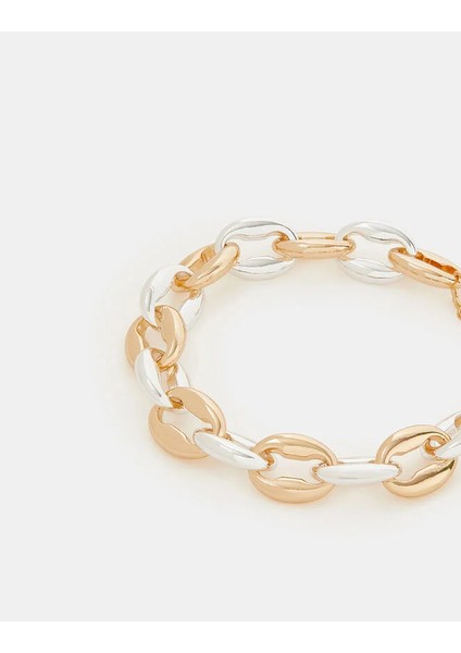 Mix Metal Chain Bileklik