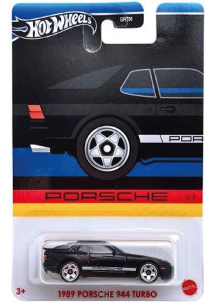 1/64 Ölçek Porsche Temalı Uzun Kart Araçlar HRW58 1989 Porsche 944 Turbo