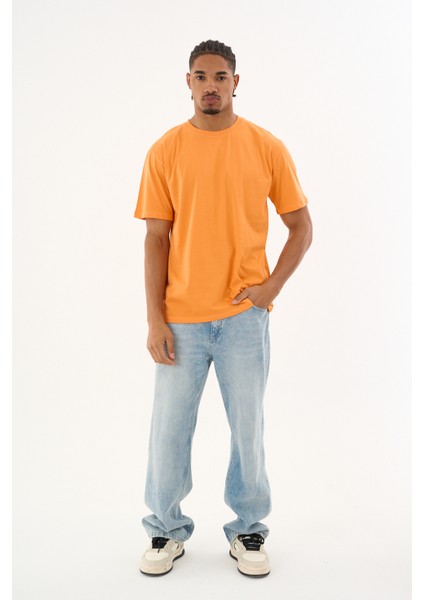 Erkek %100 Organik Pamuklu Yumuşak Dokulu Comfort Fit Bisiklet Yakalı T-Shirt E222 fiyatları