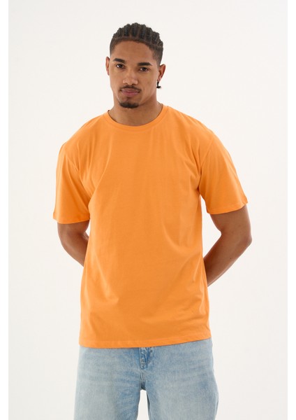Erkek %100 Organik Pamuklu Yumuşak Dokulu Comfort Fit Bisiklet Yakalı T-Shirt E222 modelleri