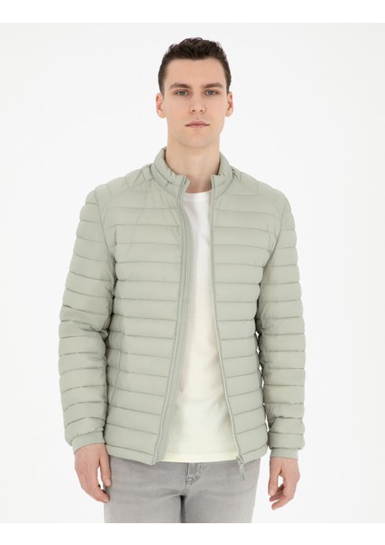 Erkek Yeşil Şişme Mont 50285384-VR016