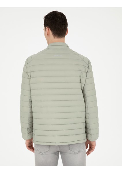 Erkek Yeşil Şişme Mont 50285384-VR016 indirimleri