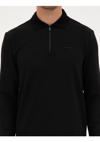 Erkek Siyah Regular Fit Sweatshirt 50307988-VR046