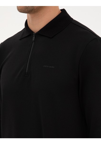 Erkek Siyah Regular Fit Sweatshirt 50307988-VR046