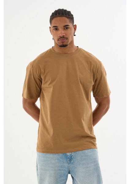 Erkek %100 Organik Pamuklu Yumuşak Dokulu Comfort Fit Bisiklet Yakalı T-Shirt E222 modelleri