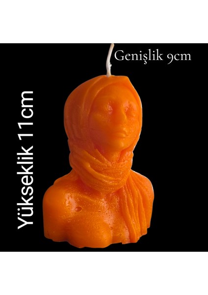 Dekoratif Kadın Figürlü Kokulu Mum