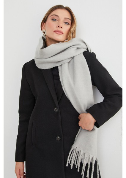 Basic Püsküllü Şal