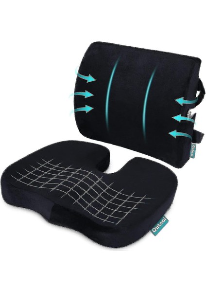 Oturma Minderi Bel Yastığı Bel Destek Yastığı Ortopedik Visco Yastık Boyun Yastığı Ortopedik Yastık