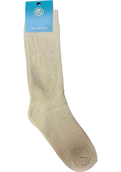 6'Lı Askeri Havlu Kışlık Çorap Haki