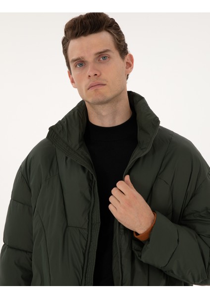 Erkek Koyu Haki Oversize Mont 50310146-VR111 fiyatları