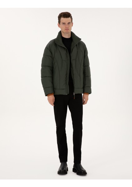 Erkek Koyu Haki Oversize Mont 50310146-VR111 fırsatları