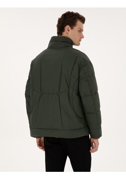 Erkek Koyu Haki Oversize Mont 50310146-VR111 indirimleri