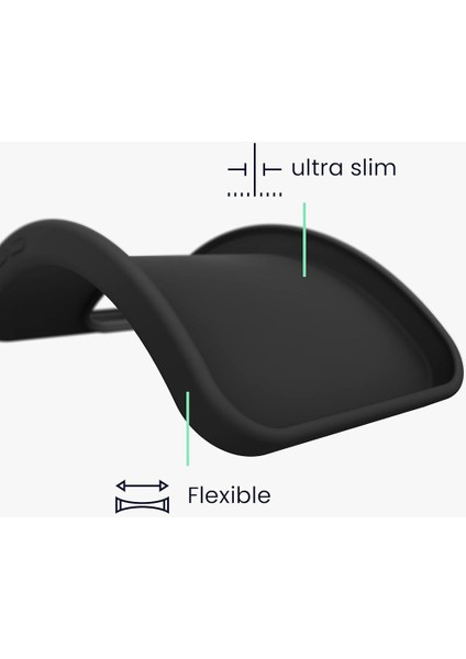 ESLIFETECH26AKSESUARHUAWEI P9 Lite 2017 Uyumlu Flexi Rubber Silikon Yumuşak Kılıf-Siyah modelleri