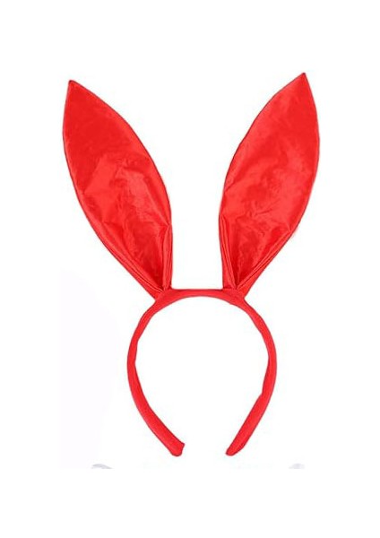 Kırmızı Saten Şekil Verilebilir Tavşan Kulak Taç fiyatları