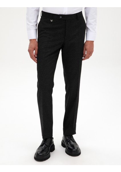 Erkek Antrasit Slim Fit Kumaş Pantolon 50314543-VR006 fiyatları