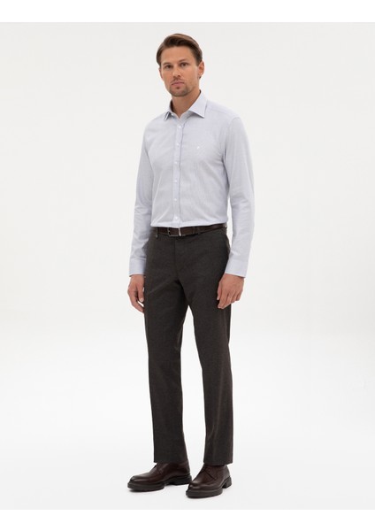 Erkek Kahverengi Slim Fit Kumaş Pantolon 50314543-VR029 modelleri