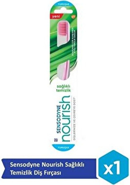Nourish Diş Fırçası Yumuşak Kıllarla Hassas Dişler İçin Etkili Temizlik 1 Adet fiyatları