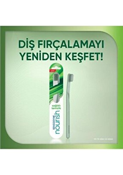 Nourish Diş Fırçası Yumuşak Kıllarla Hassas Dişler İçin Etkili Temizlik 1 Adet modelleri