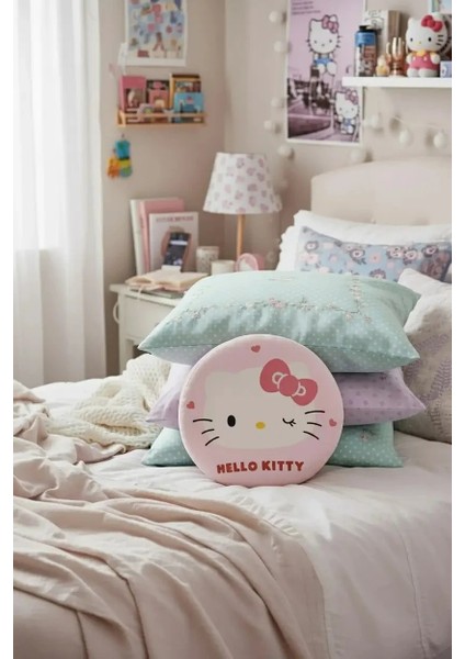 Sanrio Lisanslı Hafızalı Şekerleme Yastığı (Hello Kitty) 40CM
