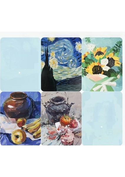 Fırça Seti, Tahrir Fırçası, Minyatür, Tezhip, Resim, Suluboya, Yağlı Boya, Akrilik-7 Parça Set