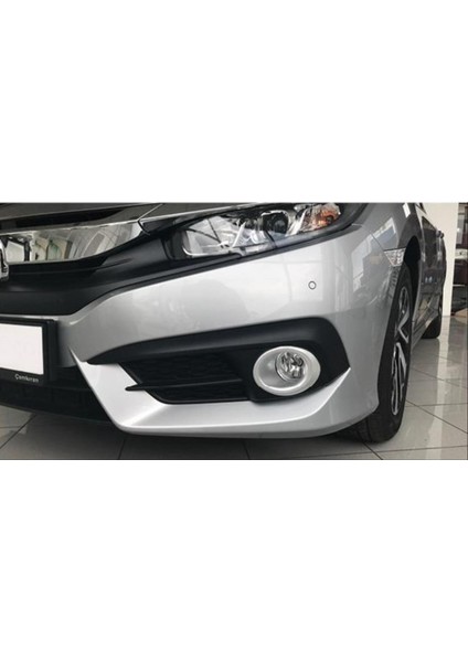 Honda Civic Fc5 2016-2019 Makyajsız Kasa Krom Sis Halkası Kaplama fiyatları