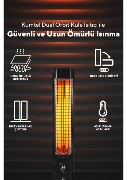 Dual Orbit Kule Isıtıcı MH-2300