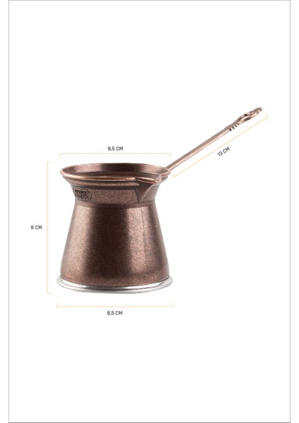 Cezpot Arden Döküm Cezve Büyük Boy 4 Kişilik - Mıknatıslı Ocaklara Uyumlu fiyatları