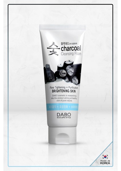 Charcoal Cleansing Foam Brightening Skin Akne Karşıtı Yüz Temizleme Köpüğü 150ML (Cildi Temizler, Detoks Yapar, Gözenekleri Sıkılaştırır, Akneyi Önler)