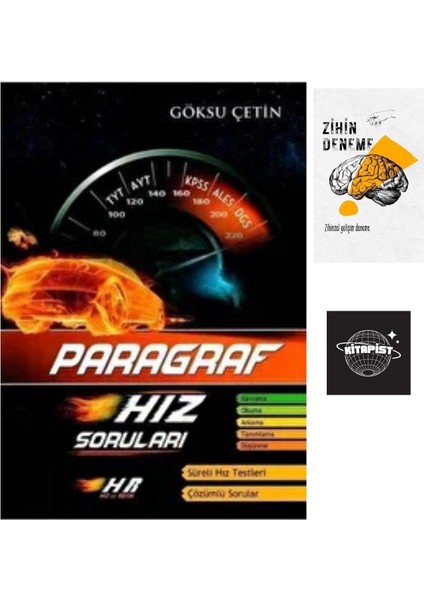 Tyt Ayt Kpss Ales Dgs Paragraf Hız SORULARI+ZIHINDENEME-KD758
