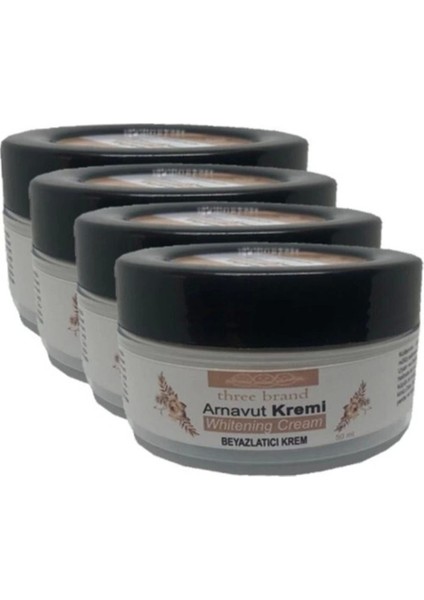 Playboy Three Brand Whitening Cream 4 Adet Arnavut Kremi 50 ml Aklık Kremi ile 120ML Masaj Yağı fiyatları