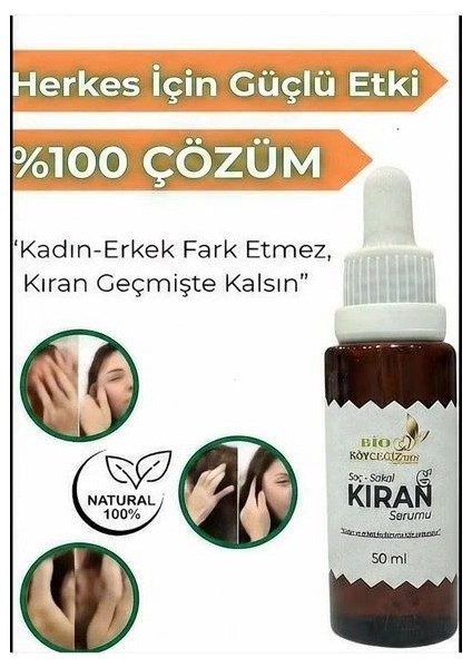 Saçkıran & Sakal Kıran Mucizevi Etki ( Erkek - Kadın ) Serum 50ML