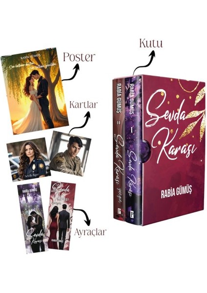 Sevda Karası Kutulu Set