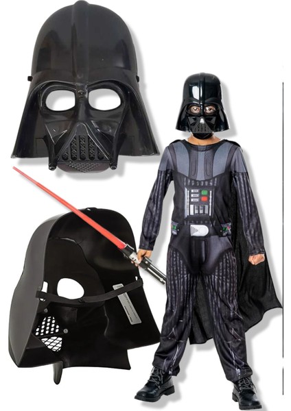 Star Wars Uzay Yolu Şavaşları Dart Wader Maske Parti Maskesi Kostüm Aksesuarı - Sadece Maske Geliyor