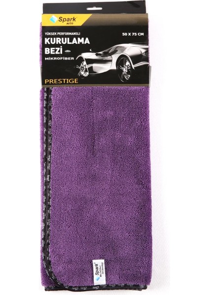 (1 Adet) Spark 2318 Prestige Mega Boy Mikrofiber Oto Kurulama ve Temizlik Tank Bezi 50X75 Cm. fiyatları