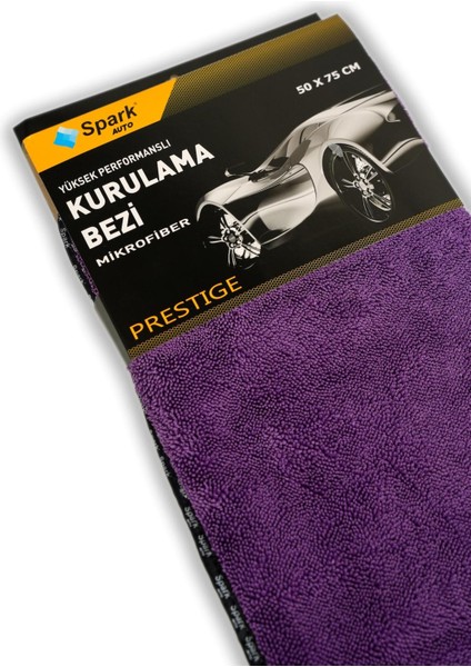 (1 Adet) Spark 2318 Prestige Mega Boy Mikrofiber Oto Kurulama ve Temizlik Tank Bezi 50X75 Cm. indirimleri