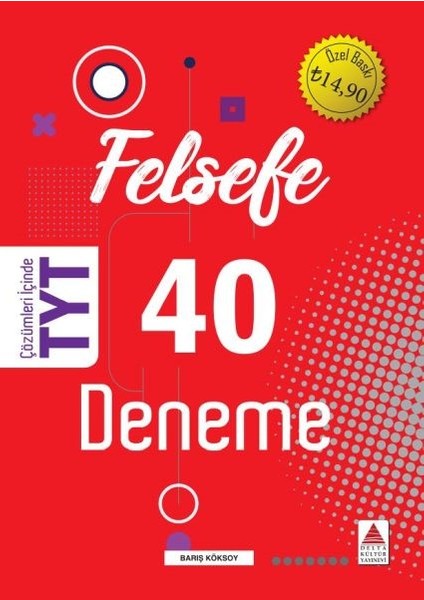 Delta Kültür Tyt Felsefe 40 Deneme (Yeni)