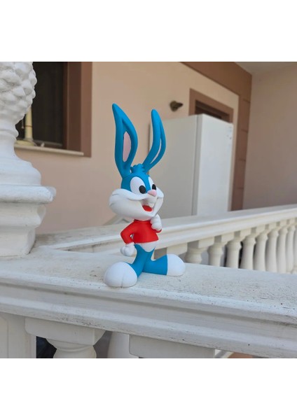 Buster Bunny 20CM Mavi Tavşan Dekoratif Figür – 3D Baskı Koleksiyon Biblo fiyatları