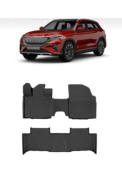 Togg T10X 2023+ Premium Havuzlu Paspas