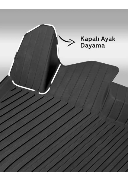 Togg T10X 2023+ Premium Havuzlu Paspas