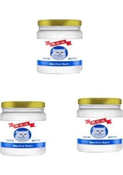 Snow Kitten Krem Mucize Fıtık Sızılarını Önleyici Menthol Balm Kremi 50 ml x 3 Adet