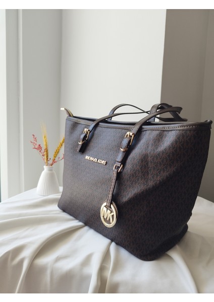 Mix Model Deri Büyük Boy Fermuarlı Kadın El, Kol, Omuz Çanta