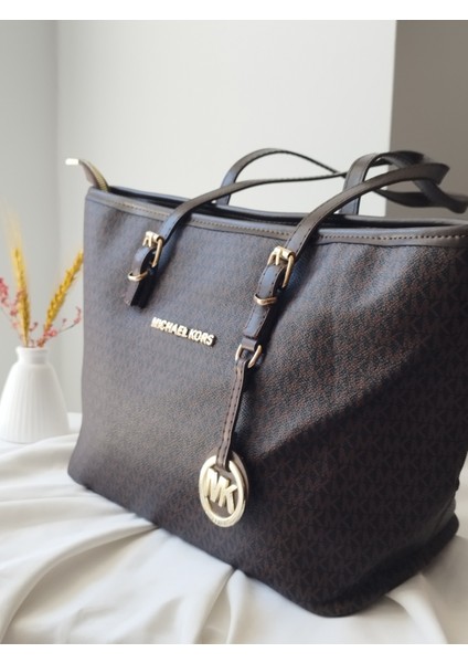 Mix Model Deri Büyük Boy Fermuarlı Kadın El, Kol, Omuz Çanta