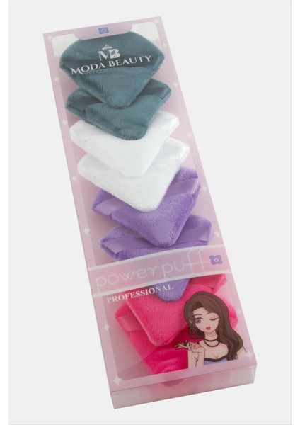 Wizard Moda Beauty 8 Adet Pudra Süngeri-Renkli