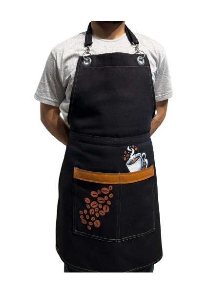 Kahve Çekirdeği Baskılı Barista Trend Önlük fiyatları