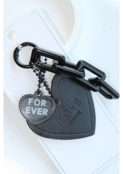 For Ever Yazılı Deri Detaylı Zincirli Kadın Çanta Charmı ve Anahtarlık fiyatları