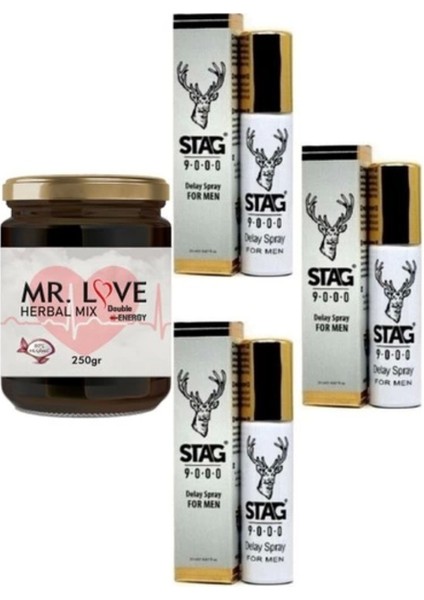 Mrlove Ginsengli 250 gr ve Spray 3 Adet 1 gr