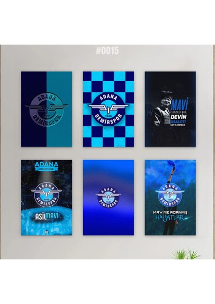 6'lı Ads Ahşap Tablo