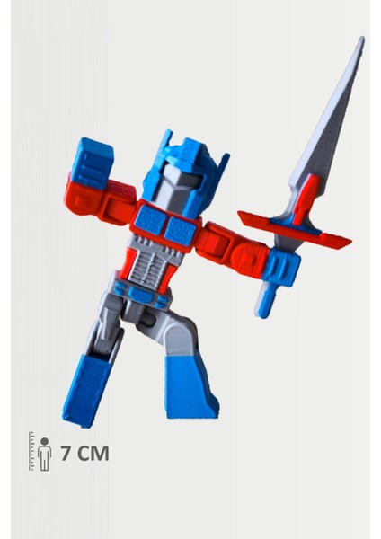 Minecraft Optimus Prime Transformers Hareketli Eklemli Figür