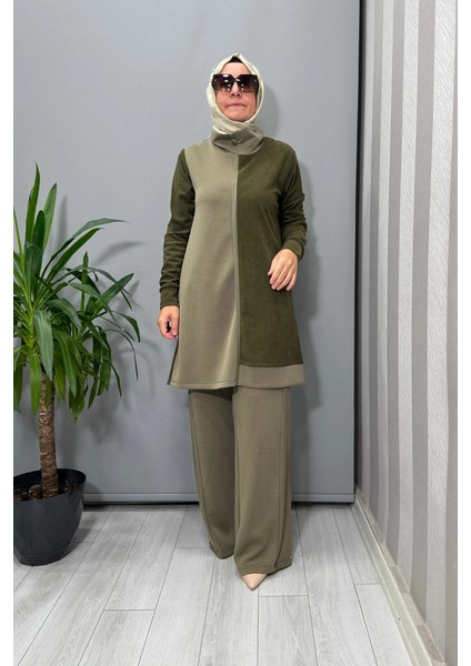 Tunik Pantolon Takım Yeşil 56MK2131-3128