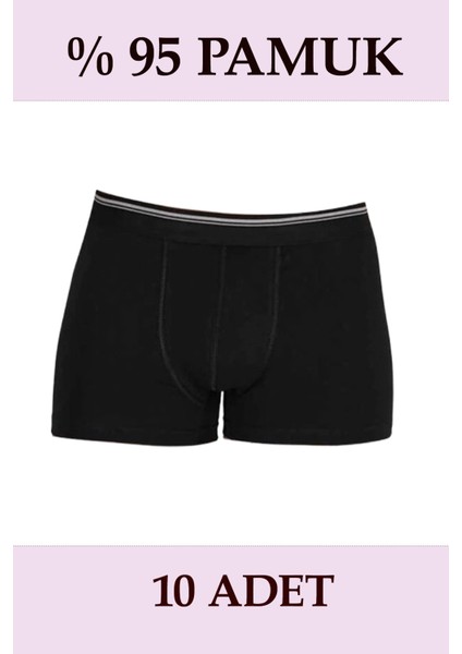 Erkek Likralı Boxer 10'lu Paket fiyatları